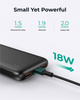 AUKEY PB-N73S ULTRASZYBKI POWER BANK | 10000 MAH | 4XUSB | QUICK CHARGE 3.0 | POWER DELIVERY 3.0 | 18W | LED | KABEL USB-C