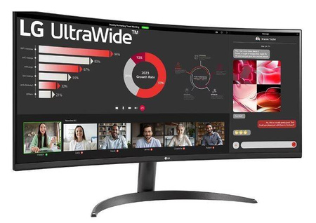 LG ELECTRONICS MONITOR 34WR50QC-B ULTAWIDE 34 CALE WQHD 21:9 FREESYNC