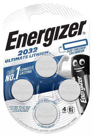 BATERIA LITOWA CR2032 ENERGIZER ULTIMATE LITHIUM COINS 4SZT