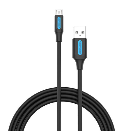 KABEL USB 2.0 A DO MICRO USB VENTION COLBG 3A 1,5M CZARNY