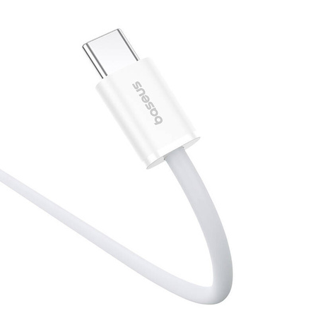 Kabel szybkiego ładowania USB-C do USB-C Baseus Superior 2 100W 1m (biały)