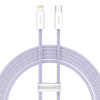 Kabel USB-C do Lightning Baseus Dynamic 2 Series 20W 2m (fioletowy)