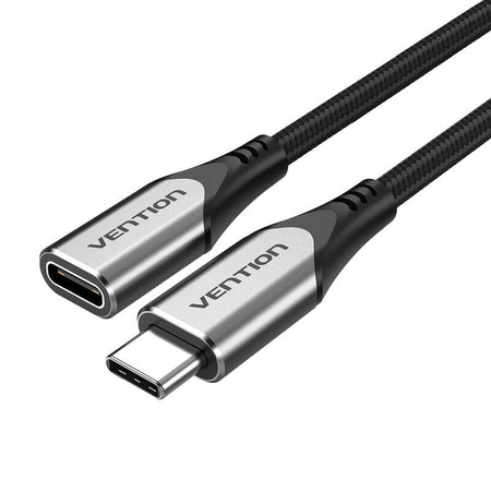 KABEL PRZEDŁUŻAJĄCY USB-C 3.1 VENTION TABHF 1M PD 60W (SZARY)