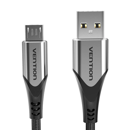 KABEL USB 2.0 A DO MICRO USB VENTION COAHG 3A 1,5M SZARY