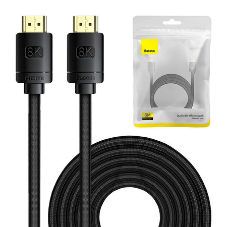 KABEL HDMI BASEUS 8K@60HZ, 8M (CZARNY)