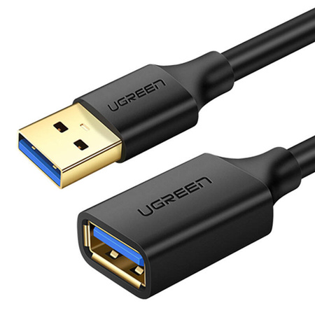 KABEL USB 3.0 PRZEDŁUŻAJĄCY UGREEN US129 3M (CZARNY)
