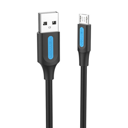 KABEL USB 2.0 A DO MICRO USB VENTION COLBI 3A 3M CZARNY