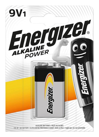 BATERIA ALKALICZNA 6F22 ENERGIZER ALKALINE POWER