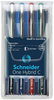 PIÓRO KULKOWE  SCHNEIDER ONE HYBRID C 0 MIX KOLORÓW 0.3MM 4SZT