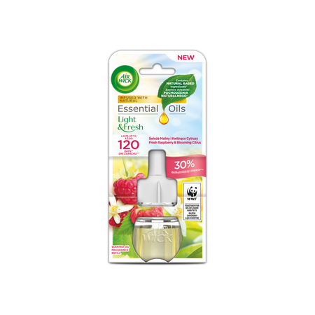WKŁAD DO ODŚWIEŻACZA AIR WICK ELECTRIC MALINY&CYTRUSY 19ML