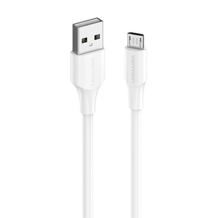 KABEL USB 2.0 DO MICRO USB VENTION CTIWH 2A 2M (BIAŁY)