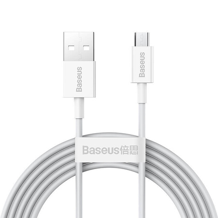 Kabel USB do micro USB Baseus Superior Series, 2A, 2m (biały)