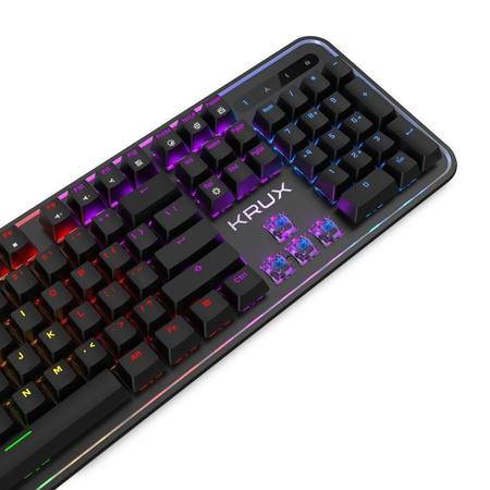 KRUX KLAWIATURA GAMINGOWA - COMET RGB OUTEMU BLUE