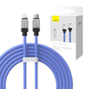 KABEL SZYBKO ŁADUJĄCY BASEUS USB-C DO LIGHTNING COOLPLAY SERIES 20W 2M (FIOLETOWY)