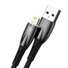 KABEL USB DO LIGHTNING BASEUS GLIMMER, 2.4A, 2M (CZARNY)