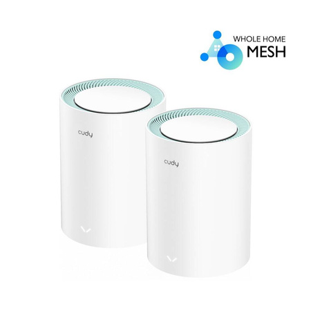 CUDY SYSTEM WIFI MESH M1300 (2-PACK) AC1200