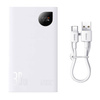 POWERBANK BASEUS ADAMAN 2, 20000MAH, 2XUSB, USB-C 30W,  (BIAŁY)