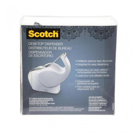 PODAJNIK DO TAŚMY 19MM 3M SCOTCH® W KSZTAŁCIE SŁONIA  C43-ELEPHANT + TAŚMA