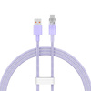 Kabel szybkiego ładowania Baseus USB do USB-C 6A,1m (Fioletowy)