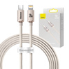 Kabel USB-C do iP Baseus Crystal Shine,  20W, 2m (różowy)