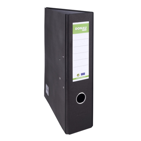 SEGREGATOR A4 TEKTUROWY DONAU ECO 80MM CZARNY