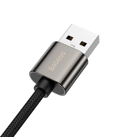 KABEL USB DO USB-C KĄTOWY BASEUS LEGEND SERIES, 66W, 1M (CZARNY)