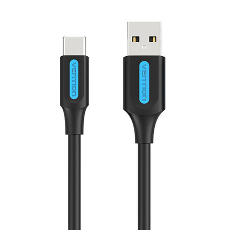 KABEL USB-A 2.0 DO USB-C VENTION COKBC 3A 0,25M (CZARNY)