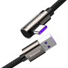 KABEL USB DO USB-C KĄTOWY BASEUS LEGEND SERIES, 66W, 1M (CZARNY)