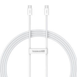 Kabel szybkiego ładowania USB-C do USB-C Baseus Superior 2 100W 2m (biały)