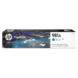 HP ORYGINALNY INK / TUSZ J3M68A, HP 981A, CYAN, 6000S, 70ML, HP PAGEWIDE ENTERPRISE COLOR 556, MFP 586