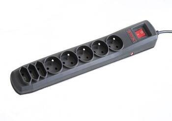ARMAC LISTWA ZASILAJĄCA R8 CZARNA 5M 5X 230V PL 3X SCHUKO