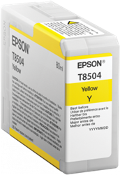 TUSZ ORYGINALNY EPSON T8504 C13T850400 YELLOW  80 ML