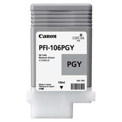 CANON ORYGINALNY INK / TUSZ PFI106PGY, PHOTO GREY, 130ML, 6631B001, CANON IPF-6300,6400