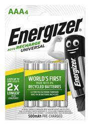 AKUMULATOR NI-MH AAA ENERGIZER UNIVERSAL 500MAH 4SZT