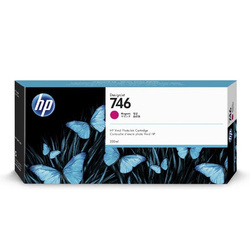 HP ORYGINALNY INK / TUSZ P2V78A, HP 746, MAGENTA, 300ML, HP HP DESIGNJET Z6, Z9+