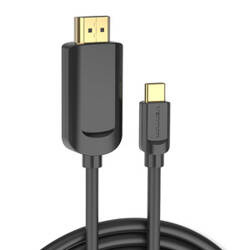 KABEL USB-C DO HDMI 1.4 VENTION CGUBG 4K 30HZ 1,5M (CZARNY)