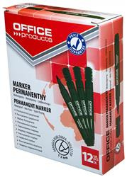 MARKER PERMANENTNY OFFICE PRODUCTS ZIELONY OKRĄGŁA 1-3MM