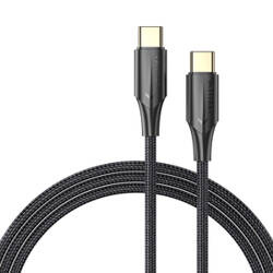 KABEL USB-C 2.0 DO USB-C VENTION TAUBH 2M, 3A, LED CZARNY