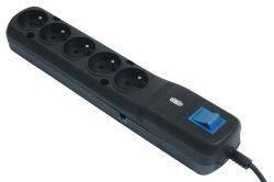 LESTAR LISTWA PRZECIWPRZEPIĘCIOWA LVT-530WA, 3L, 2.5M, CZARNA