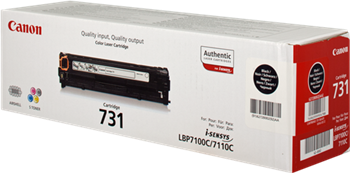 TONER ORYGINALNY CANON CRG731BK 6272B002 CZARNY  1400 STRON