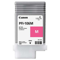 CANON ORYGINALNY INK / TUSZ PFI106M, MAGENTA, 130ML, 6623B001, CANON IPF-6300