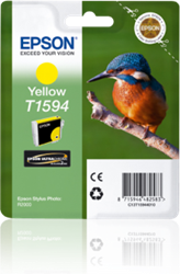 TUSZ ORYGINALNY EPSON T1594 C13T15944010 YELLOW  17 ML