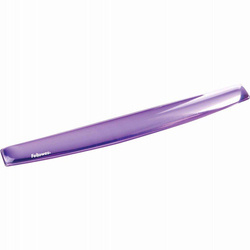 PODKŁADKA PRZED KLAWIATURĘ ŻELOWA FELLOWES CRYSTAL 9143703 FIOLETOWA