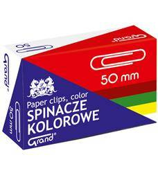 SPINACZE OKRĄGŁE 50MM GRAND 110-1661 MIX KOLORÓW METALOWE POWLEKANE W PUDEŁECZKU PAPIEROWYM 50SZT