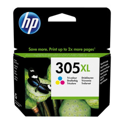 HP ORYGINALNY INK / TUSZ 3YM63AE, HP 305XL, TRI-COLOUR, HP 305XL, HIGH YIELD, HP DESKJET 2300, 2710, 2720, PLUS 4100