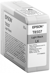 TUSZ ORYGINALNY EPSON T8507 C13T850700 LIGHT CZARNY 80 ML