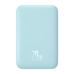 Powerbank magnetyczny Baseus Magnetic Mini 6000mAh, USB-C 20W MagSafe (niebieski)