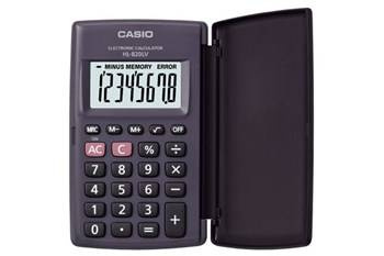 KALKULATOR KIESZONKOWY 127X104X7,5MM CASIO HL-820LV BOX BATERIA LR54