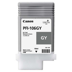 CANON ORYGINALNY INK / TUSZ PFI106GY, GREY, 130ML, 6630B001, CANON IPF-6300