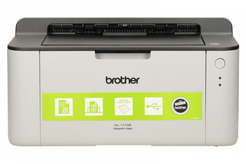 DRUKARKA LASEROWA BROTHER HL-1110E A4 MONO USB/20PPM/POD.150ARK./1000KOPII@START